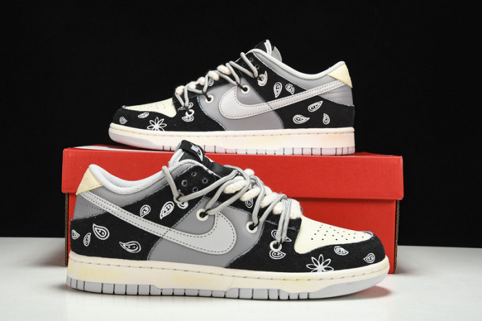 dunk low prm sb "cashew nut flower fl004