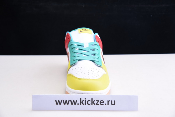nike dunk lof free 99 white dh0952-100
