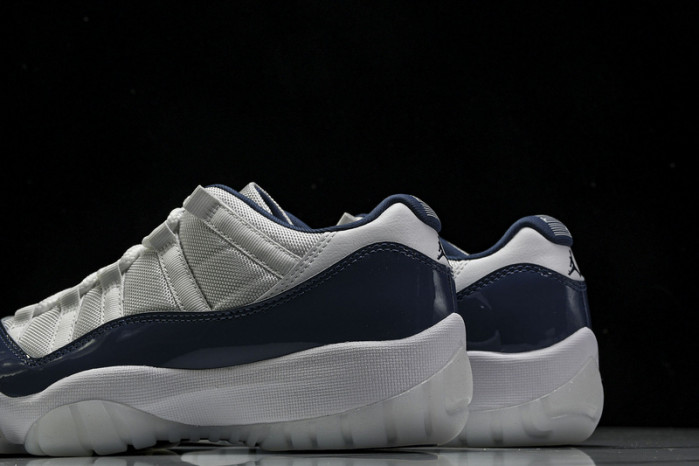 air jordan 11 low "midnight navy/diffused blue" fv5104-104