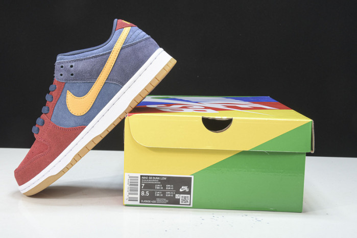 nike sb dunk low barcelona catalonia dj0606-400