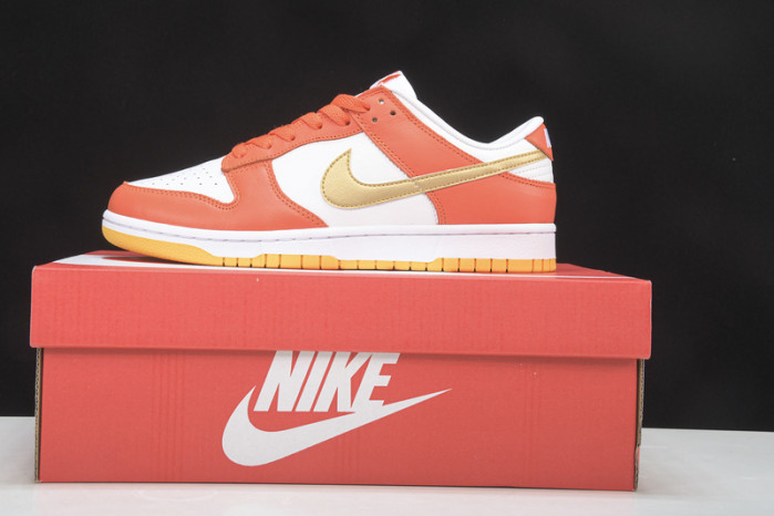 nike dunk low golden orange dq4690-800