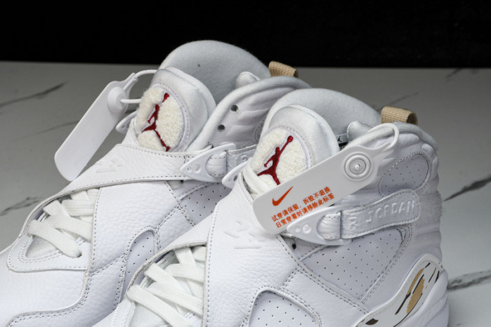 jordan 8 retro ovo white - aa1239-135