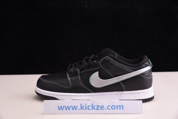 nike sb dunk lof Di*m*nd s*pply co black Di*m*nd bv1310-001