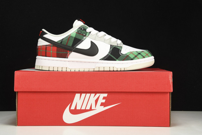 nike dunk low tartan plaid - dv0827-100