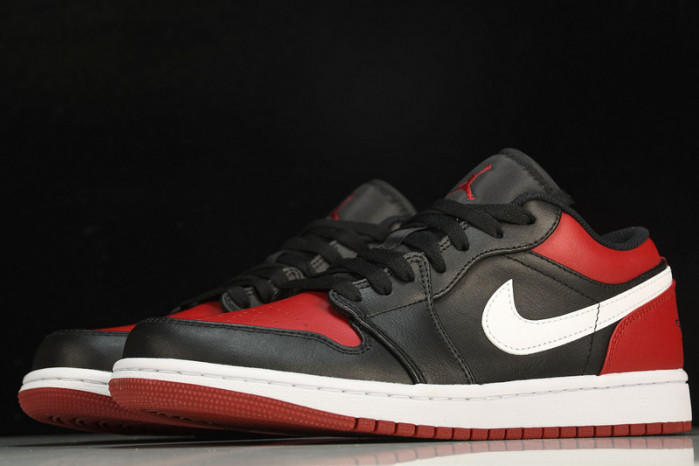 jordan 1 low alternate bred toe - 553558-066