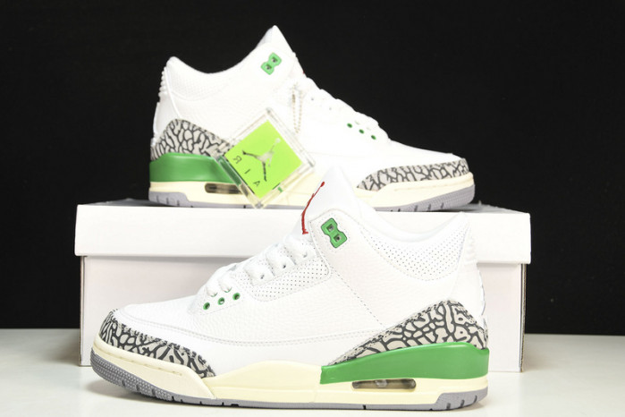 air jordan 3 lucky green wmns ck9246-136
