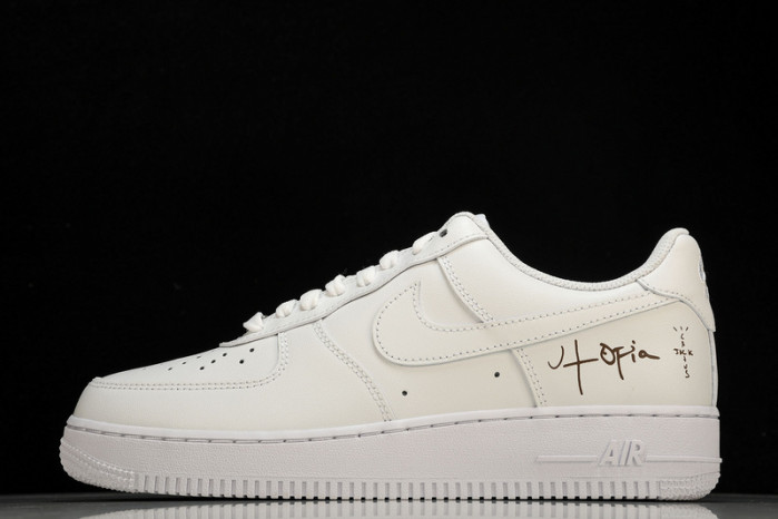 travis scott x nike air force 1 ''07 ''triple white'' cw2288-113