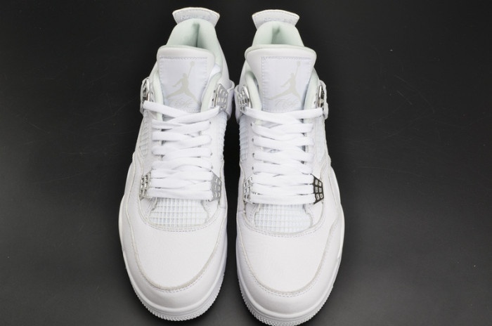 air jordan 4 retro “pure money” white mens 308497-100