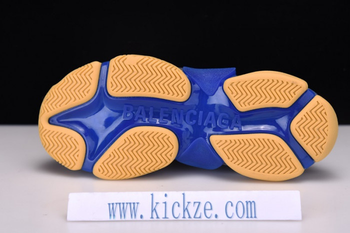 bl triple s trainers clear sole blue adn red 541624 w09o1 2120