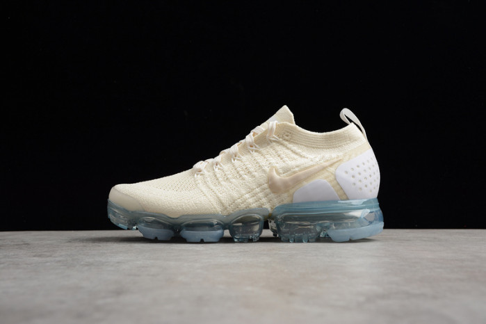 nike womens air vapormax flyknit 2.0 light cream 942843-201